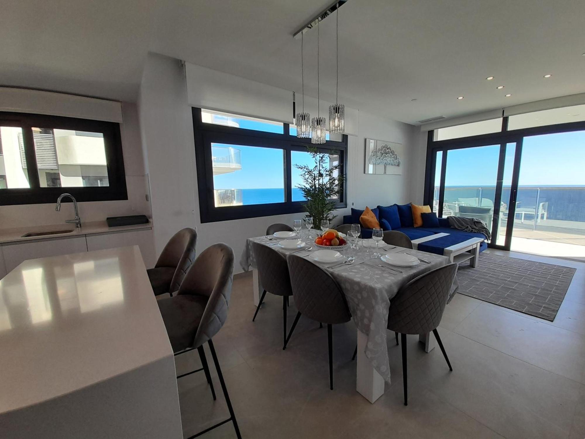 Sunset Cliffs Sea View Apartments 14 Floor Benidorm Eksteriør billede
