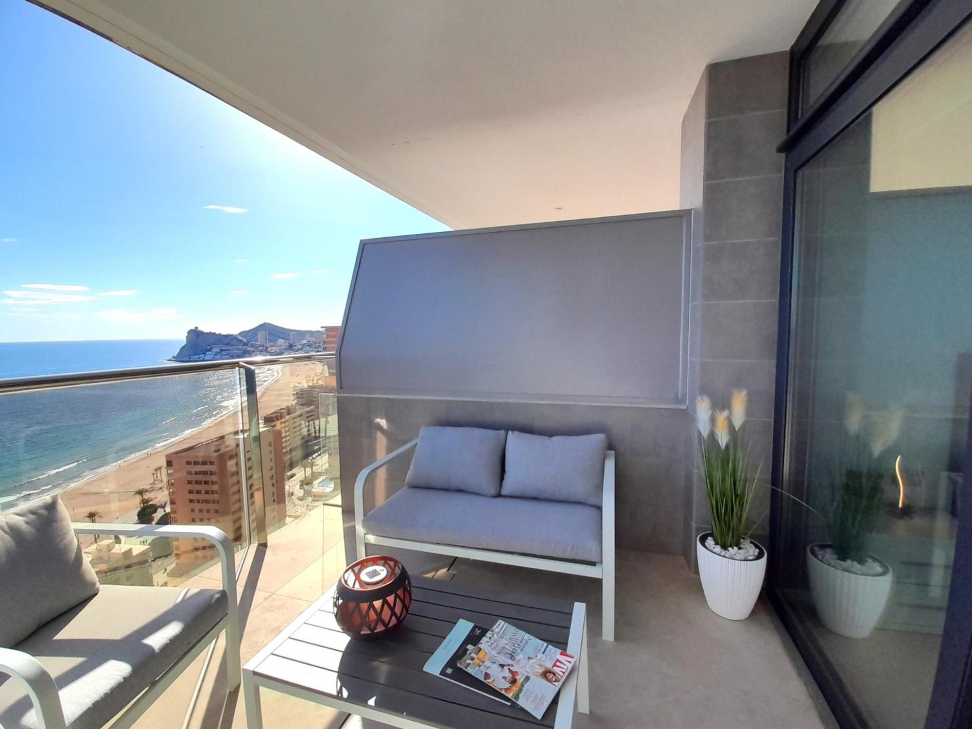 Sunset Cliffs Sea View Apartments 14 Floor Benidorm Eksteriør billede