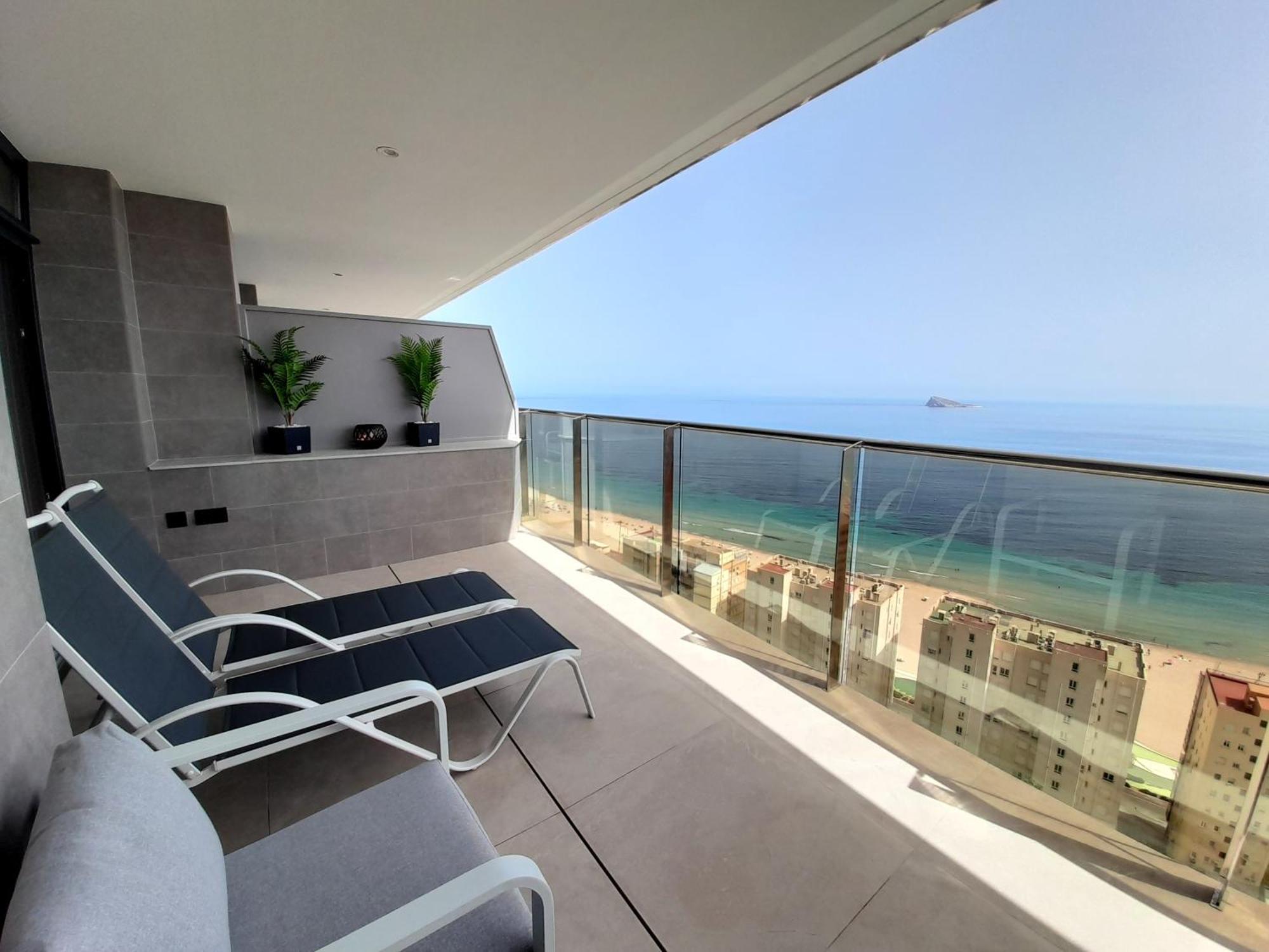 Sunset Cliffs Sea View Apartments 14 Floor Benidorm Eksteriør billede